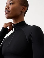 Momentum Seamless Crop Half Zip