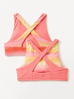 Athleta Girl Reversible High Neck Bikini Top