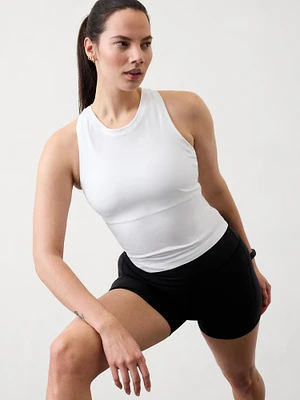 Momentum Seamless High Neck Crop Tank