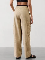 Paradise Mid Rise Straight Leg Cargo Pant