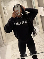 Power of She Crew Sweatshirt