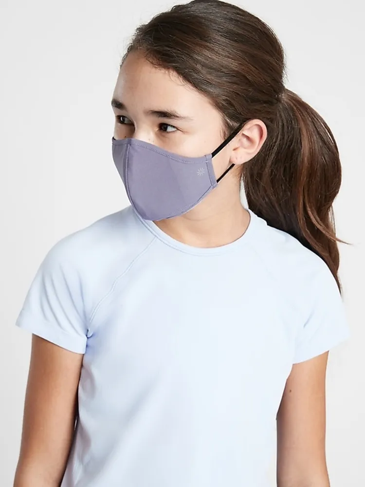 Athleta Girl Adjustable Made to Move Face Mask with Nose Bridge 3-Pack