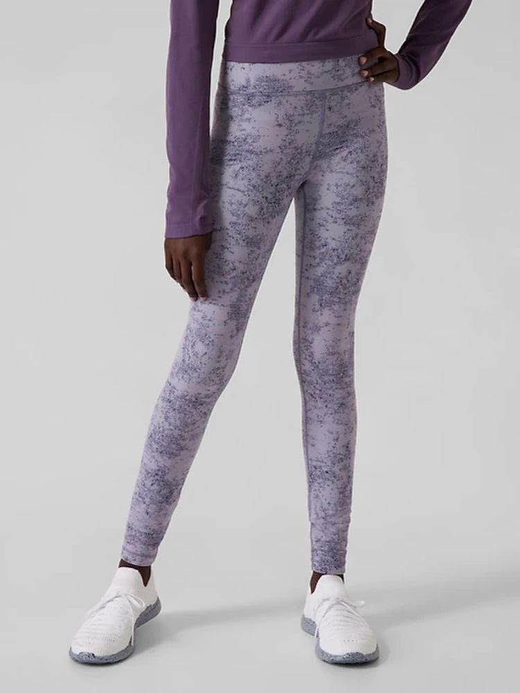 Athleta Girl High Rise Textured Chit Chat Tight