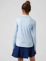 Athleta Girl School Day Longsleeve Polo