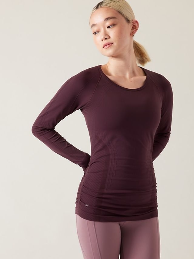 Athleta Women's Ascent Seamless Turtleneck Size Xxs