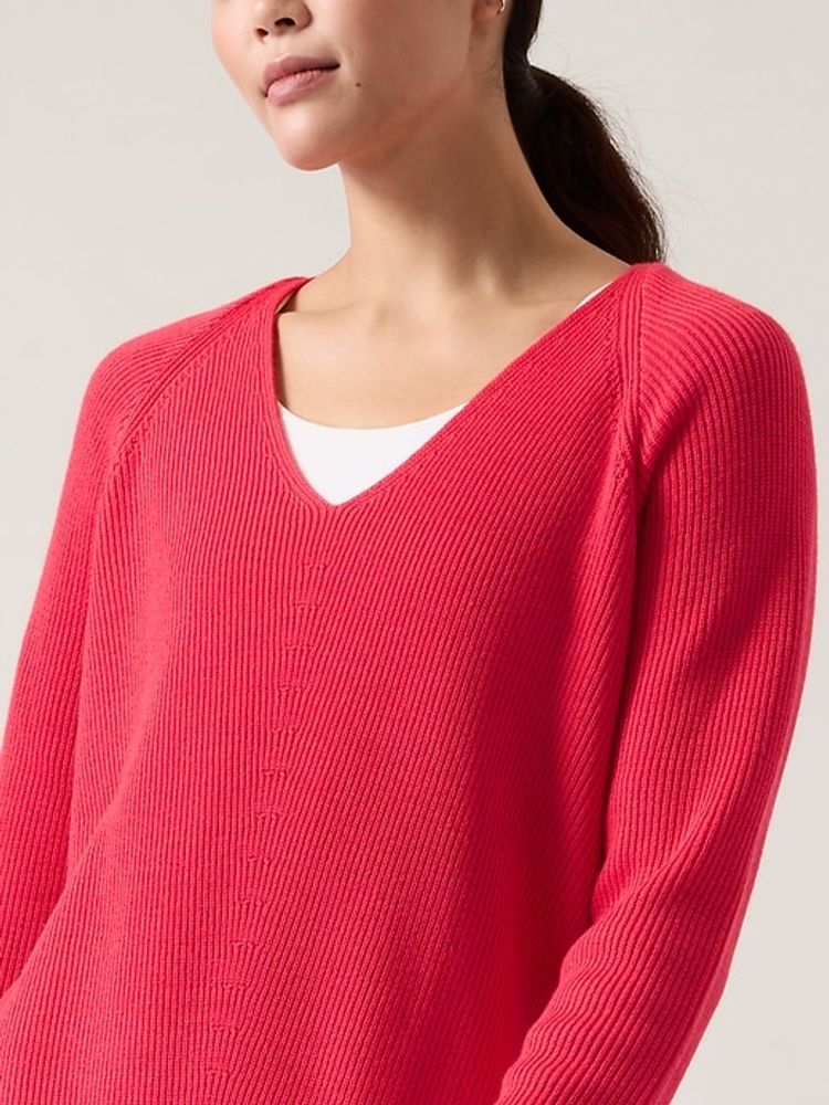 Hanover Refined V-Neck Sweater