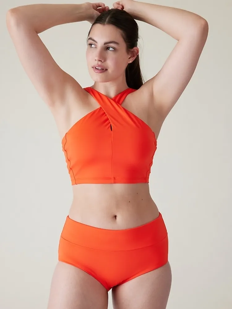 Crossed Bikini Top A-C