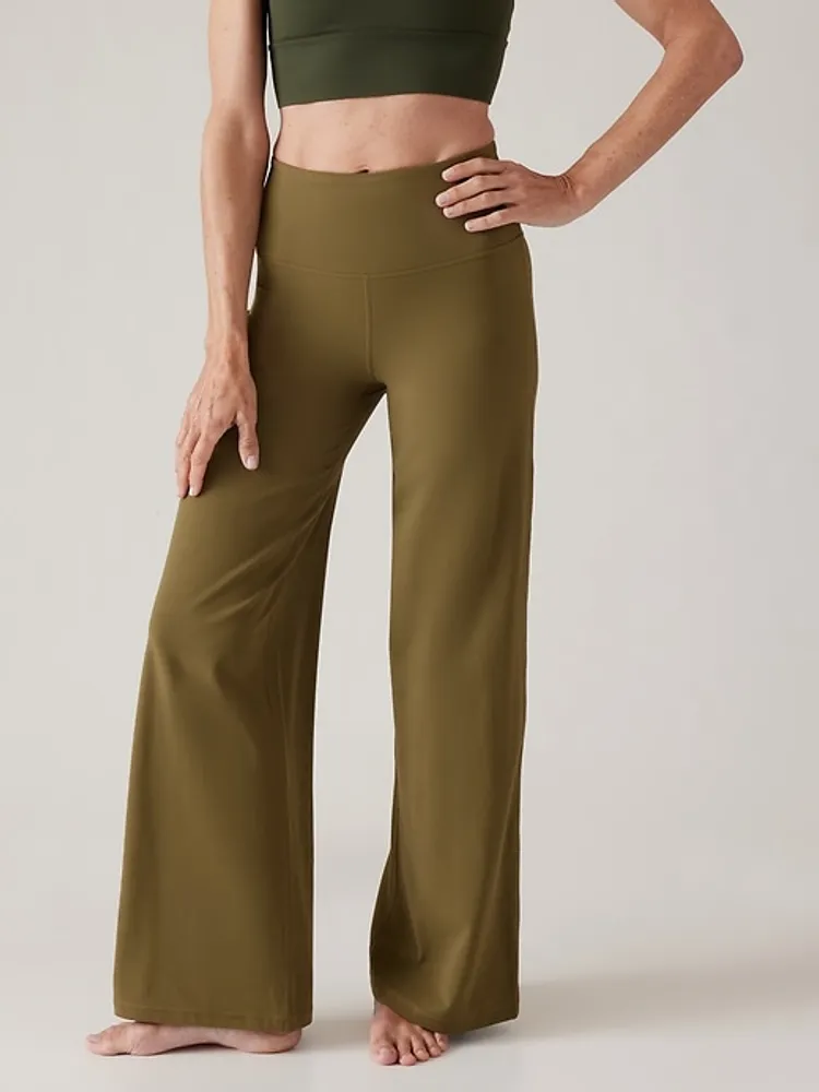 New PLUS SIZE Womens BUTTERY SOFT ARMY OLIVE WIDE LEG PALAZZO PANTS 1X 2X  3X