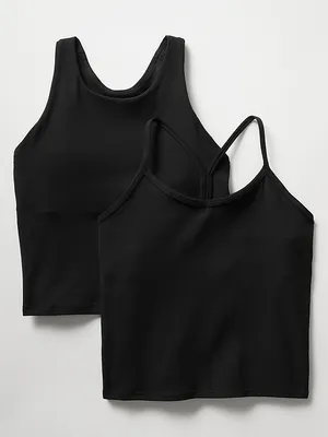 Athleta Girl All Day and Long Distance Bra 2-Pack