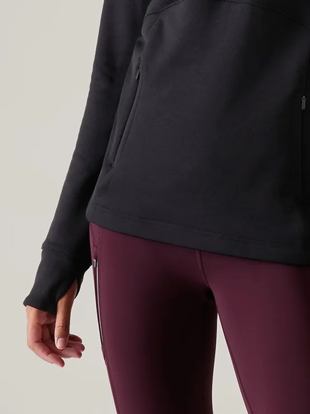 Athleta Altitude Tight in Polartec Power Stretch Leggings, Size XS - Black  for sale online