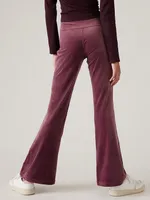 Athleta Girl Chit Chat Velvet Flare Pant