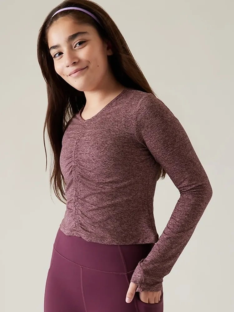 Athleta Girl Downtime Ruched Top