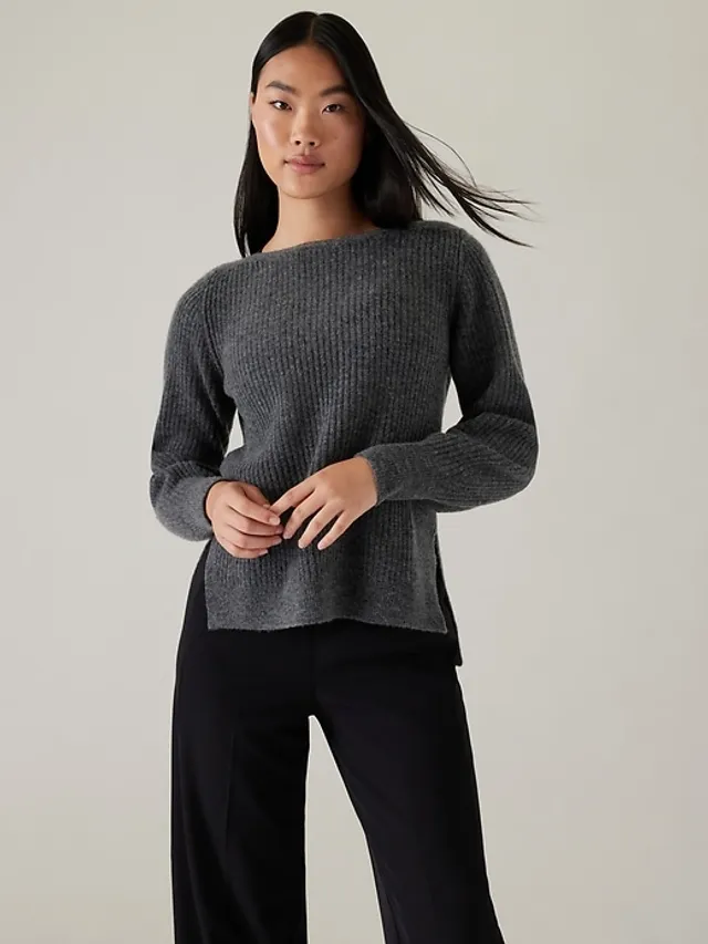 Draper James x Lands' End Women's Plus Size Serious Sweats Snap Neck  Pullover