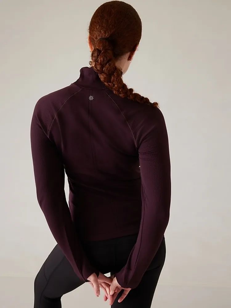 Flurry Seamless Turtleneck Top