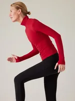 Flurry Seamless Turtleneck Top