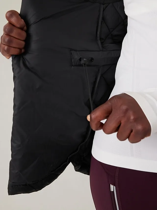 Looks Good from the Back: Review: Athleta Whisper Featherless Jacket.