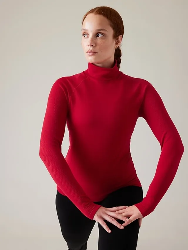 Athleta Aurora Seamless Top red - 466493013