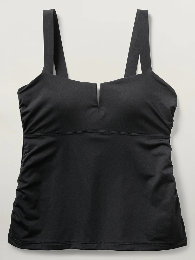 Square Neck V Bra Cup Tankini