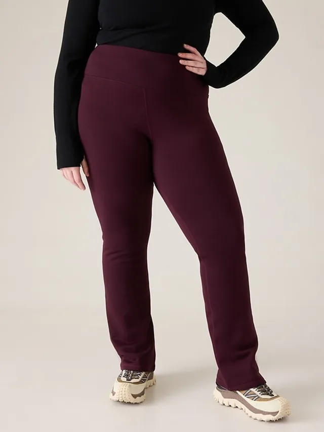 Athleta, Pants & Jumpsuits, Athleta Primaloft Alpine Valley Fleece Lined  Tight Legging Regal Plum