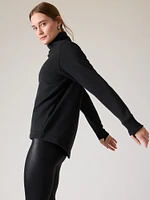 Cozy Karma Twist Neck Sweatshirt
