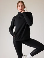 Cozy Karma Twist Neck Sweatshirt