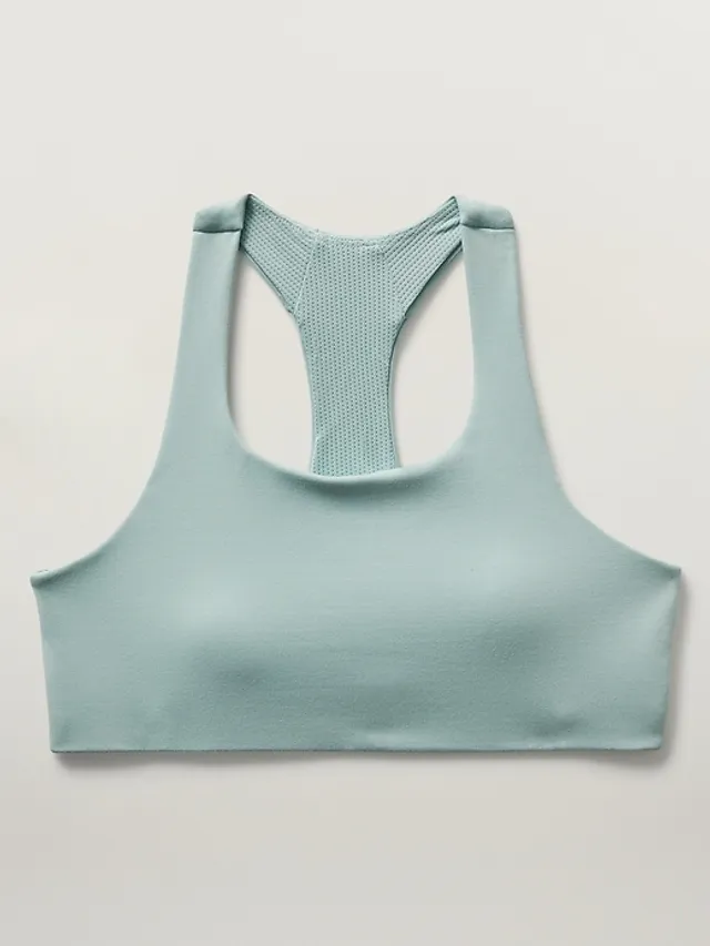 Fabletics Cloud Seamless Midi Bralette Womens Raincloud Size