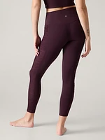 Salutation Stash High Rise Ruched Mesh Legging