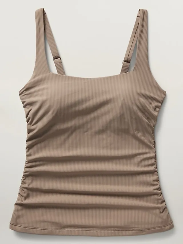 Square Neck Bra Cup Tankini, Athleta