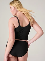 Scoop Crop Pique Tankini D-DD