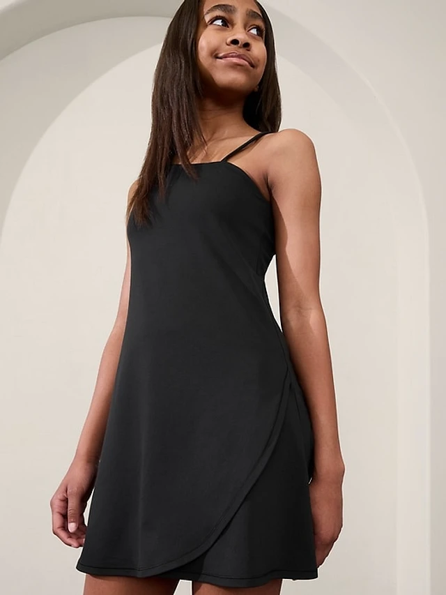 athleta black dress Athleta Women's Essential Tee Dress Black Size XXS