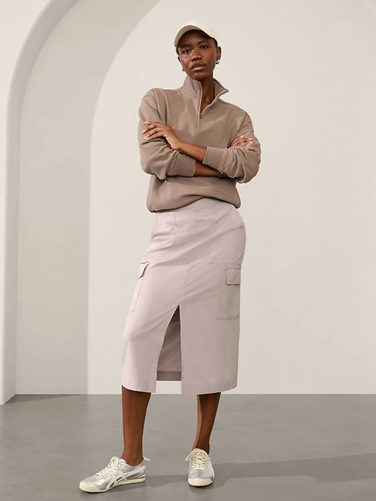 Brooklyn Heights High Rise Cargo Skirt