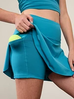 Ace High Rise 1/2 Tennis Skort