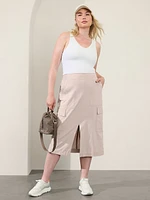 Brooklyn Heights High Rise Cargo Skirt