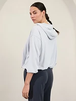 Seasoft Bubble Hem Hoodie