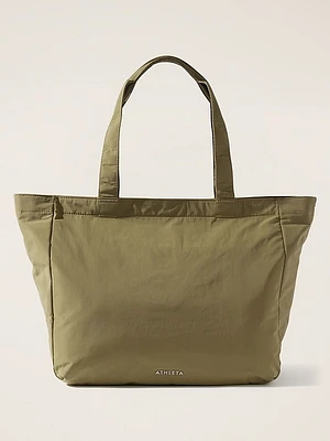 All About Shine Puff Tote Bag