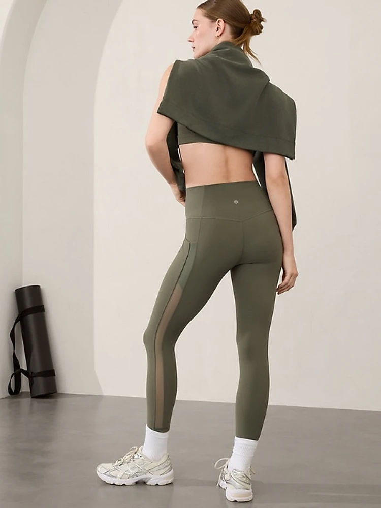 Salutation Stash High Rise Mesh 7/8 Legging