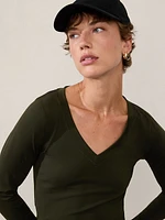 Renew Seamless V-Neck Top