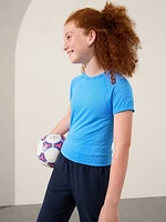 Athleta Girl Power Up Sport Length Tee