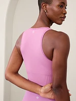 Aurora Seamless Crop Rib Tank