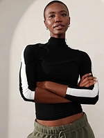 Renew Seamless Mock Neck Top