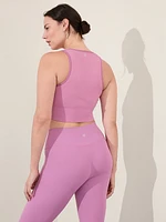 Aurora Seamless Crop Rib Tank