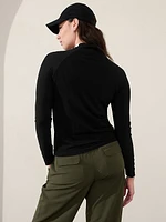 Renew Seamless Mock Neck Top