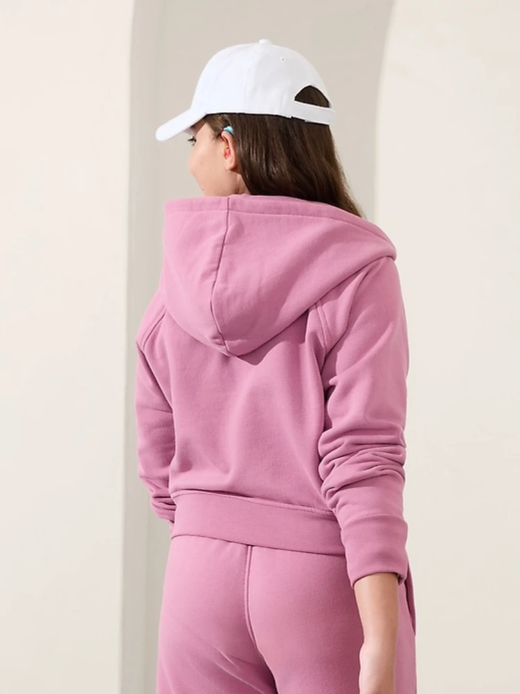 Athleta Girl All Day Half Zip Hoodie