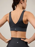 Breathe Rib Longline Sports Bra A-C