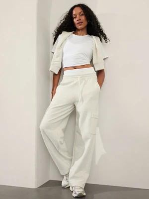Forever Fleece Mid Rise Cargo Pant