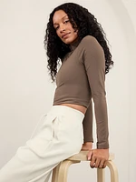 Renew Seamless Mock Neck Top