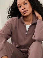 Forever Fleece 1/2 Zip High Hip Sweatshirt