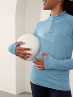 Athleta Girl Power Up Half Zip Top