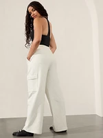 Forever Fleece Mid Rise Cargo Pant