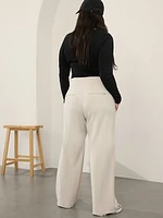 Venice High Rise Track Stripe Wide Leg Pant